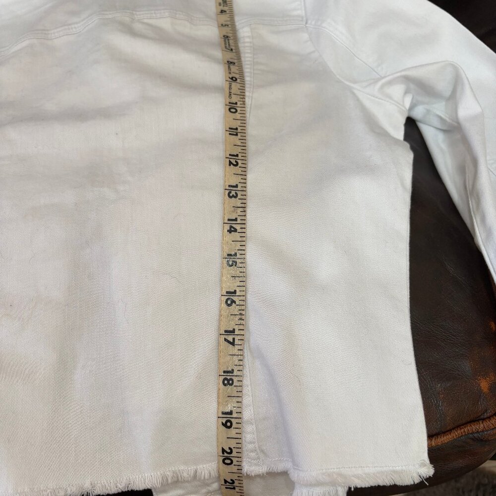 Kut from the Kloth White Jean Jacket Size LP - Picture 5 of 6